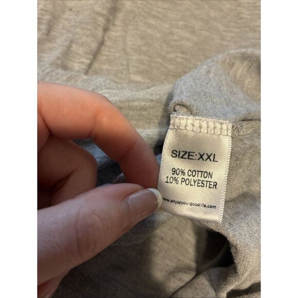 goodlife men's heather gray crew neck short sleeve t shirt Xxl - Picture 5 of 6